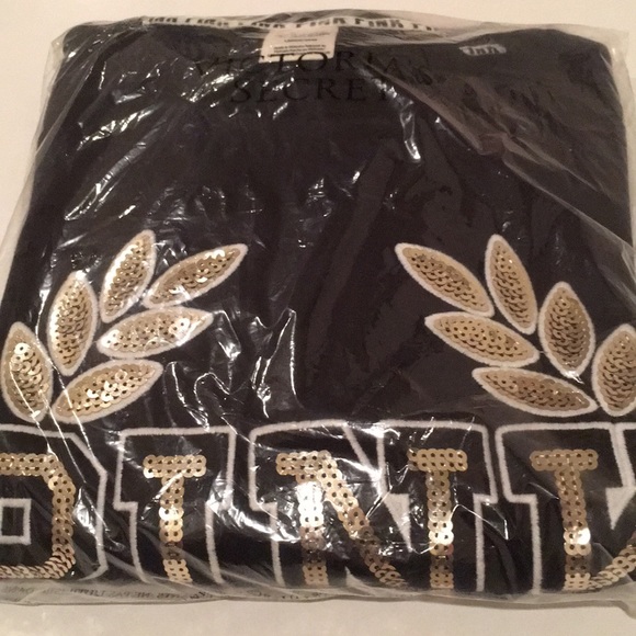 Victoria’s Secret  PINK Bling perfect crew black - Picture 4 of 5